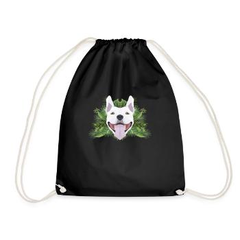 Tropical Bullterrier - Turnbeutel - Schwarz - Vorne