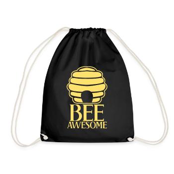 Bee Bees Awesome Honey Bees - Drawstring Bag - black - Front