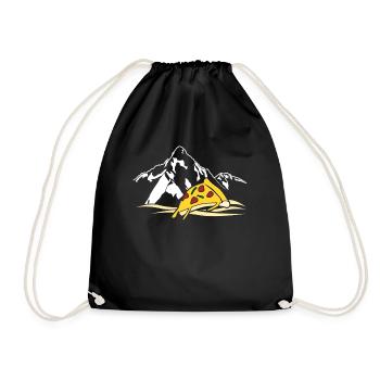 Pizza Wanderer Randonnée Pizzas - Sac de sport léger - noir - Devant
