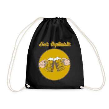 Beer Craft Beer Brewer Hobby Brewer - Drawstring Bag - black - Front