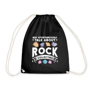 Géologue de la géologie collectrice de roches - Sac de sport léger - noir - Devant