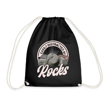Géologue de la géologie collectrice de roches - Sac de sport léger - noir - Devant