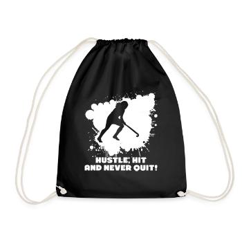 Joueurs de hockey sur gazon Hockey sur gazon - Sac de sport léger - noir - Devant