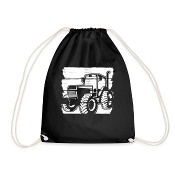 Tracteur tracteur conducteur de tracteur Bauer - Sac de sport léger - noir - Devant