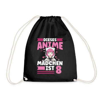 diese Anime mädchen ist 8 - Kawaii Otaku Manga - Turnbeutel - Schwarz - Vorne