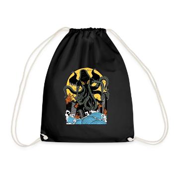 Gott Cthulhu - Turnbeutel - Schwarz - Vorne