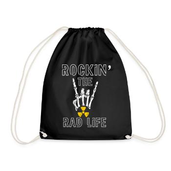Radiology, radiologist, radiological technologist - Drawstring Bag - black - Front
