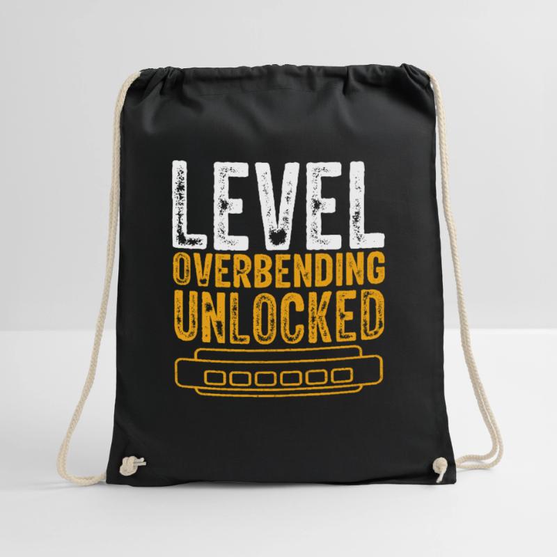 Harmonica player, Unny harmonica Drawstring Bag