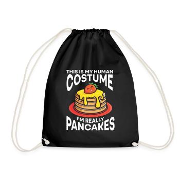 Pfannkuchen Food Lover Best Pancake Maker - Turnbeutel - Schwarz - Vorne