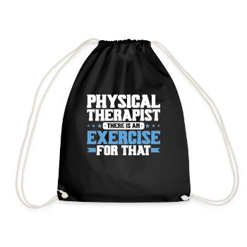 Physiotherapy Physiotherapist Physio - Drawstring Bag - black - Front