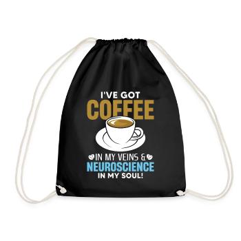 Neuroscience - Drawstring Bag - black - Front