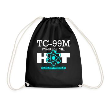 NUC Med Squad, Nuclear Medicine - Drawstring Bag - black - Front