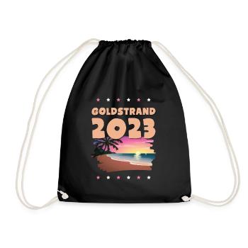 Golden Sands 2023 - Drawstring Bag - black - Front