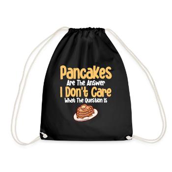 Pfannkuchen Food Lover Best Pancake Maker - Turnbeutel - Schwarz - Vorne