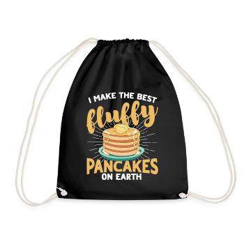 Pfannkuchen Food Lover Best Pancake Maker - Turnbeutel - Schwarz - Vorne