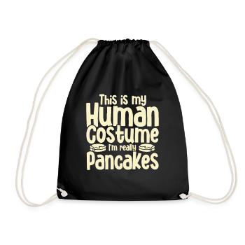 Pfannkuchen Food Lover Best Pancake Maker - Turnbeutel - Schwarz - Vorne
