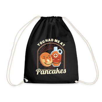 Pfannkuchen Food Lover Best Pancake Maker - Turnbeutel - Schwarz - Vorne