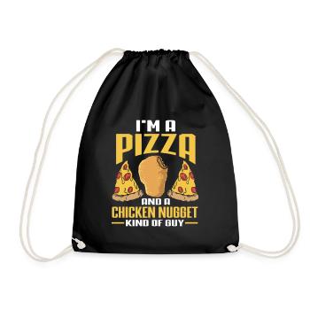 Pizza Baker Cadeau Italie Pizza Lovers Pizza - Sac de sport léger - noir - Devant