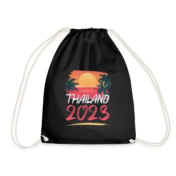 Thailand 2023 - Turnbeutel - Schwarz - Vorne