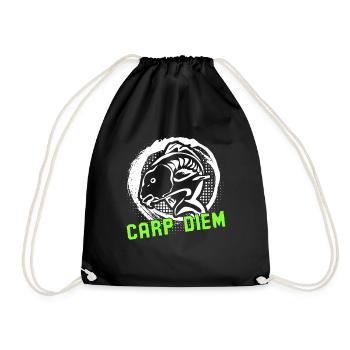 Pêcheur Carpe Diem Carpe Pêcheur - Sac de sport léger - noir - Devant