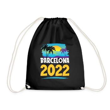 Barcelona 2023 - Turnbeutel - Schwarz - Vorne