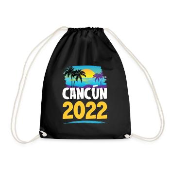Cancun 2023 - Turnbeutel - Schwarz - Vorne