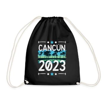 Cancun 2023 - Turnbeutel - Schwarz - Vorne