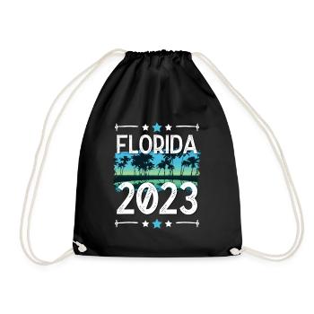 Florida 2023 - Drawstring Bag - black - Front