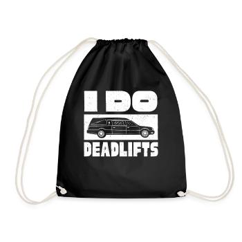 Corpse Keepers, Undertakers, Funeral Homes - Drawstring Bag - black - Front