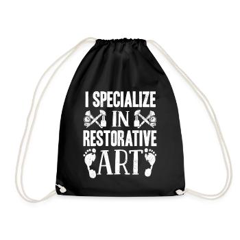 Corpse Keepers, Undertakers, Funeral Homes - Drawstring Bag - black - Front