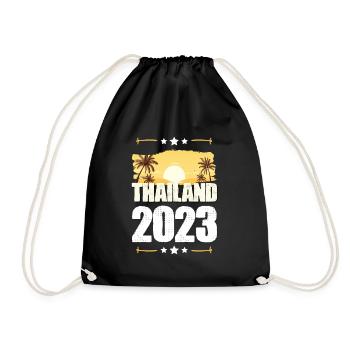 Thailand 2023 - Turnbeutel - Schwarz - Vorne
