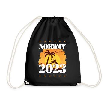 Norway 2023 - Turnbeutel - Schwarz - Vorne