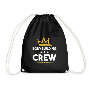Equipe de musculation - Sac de sport léger - noir - Devant