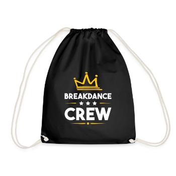 Équipe de breakdance - Sac de sport léger - noir - Devant