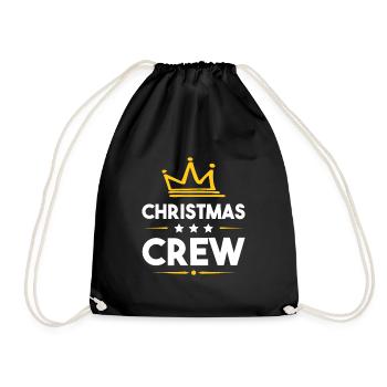 Équipage de Noël - Sac de sport léger - noir - Devant