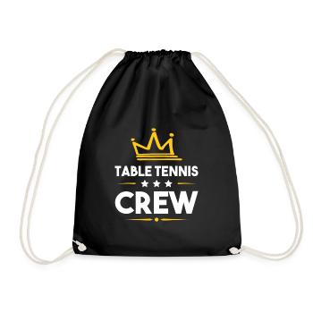 Équipe de tennis de table - Sac de sport léger - noir - Devant