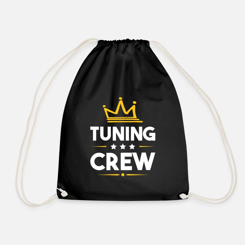 Tuning Crew - Turnbeutel - Schwarz