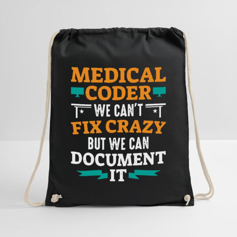 Medical encoder, programmer Drawstring Bag