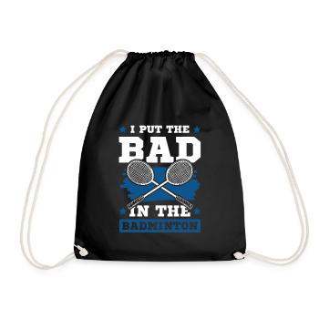 Badminton cool dicton - Sac de sport léger - noir - Devant
