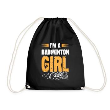 Badminton Filles - Sac de sport léger - noir - Devant