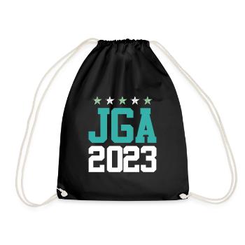 Jga 2023 Junggesellenabschied - Turnbeutel - Schwarz - Vorne