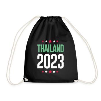 Thailand 2023 - Turnbeutel - Schwarz - Vorne
