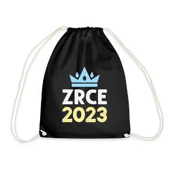 Zrce 2023 Krone - Turnbeutel - Schwarz - Vorne