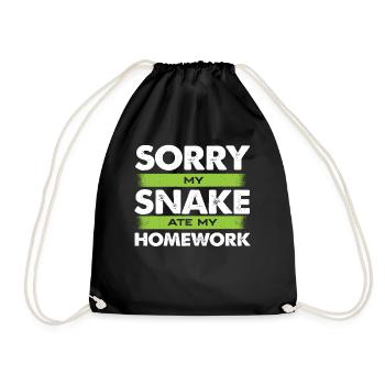 Propriétaires de serpents, amoureux des serpents, serpents - Sac de sport léger - noir - Devant