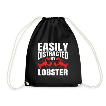 Cadeau amateur de fruits de mer fruits de mer - Sac de sport léger - noir - Devant