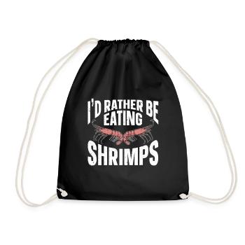 Amateurs de fruits de mer Cadeau Fruits de mer - Sac de sport léger - noir - Devant