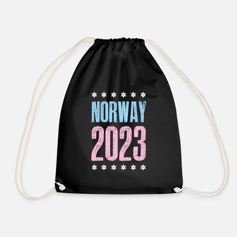 Norwegen 2023 - Turnbeutel - Schwarz