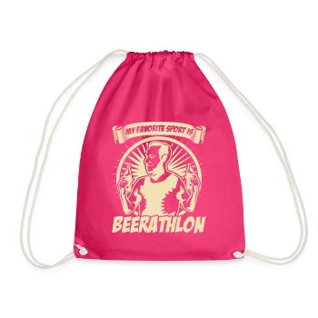 Boire de la bière - Sac de sport léger - fuchsia - Devant