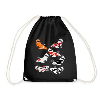Carpe Koi Koi - Sac de sport léger - noir - Devant