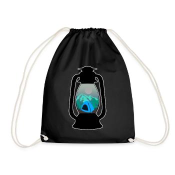 Randonnée Camping Lampe Lanterne Trekking - Sac de sport léger - noir - Devant